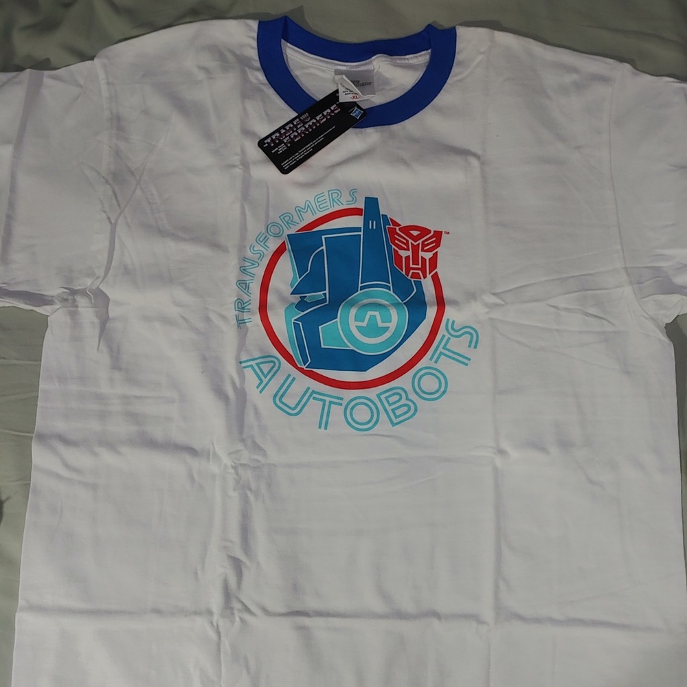 Transformers autobots graphics tee mens size XL